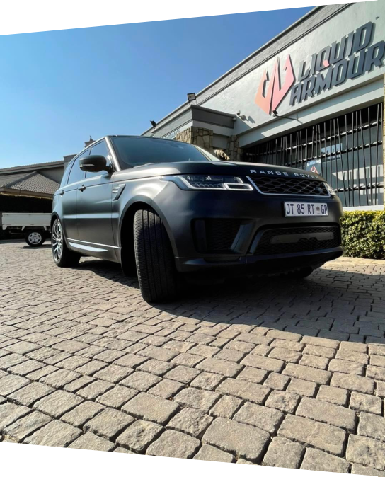 Image of Liquid Armour automotive coating on a car