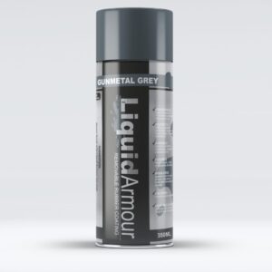 LIQUID ARMOUR AEROSOL 350ML - BASE COAT - GUNMETAL GREY