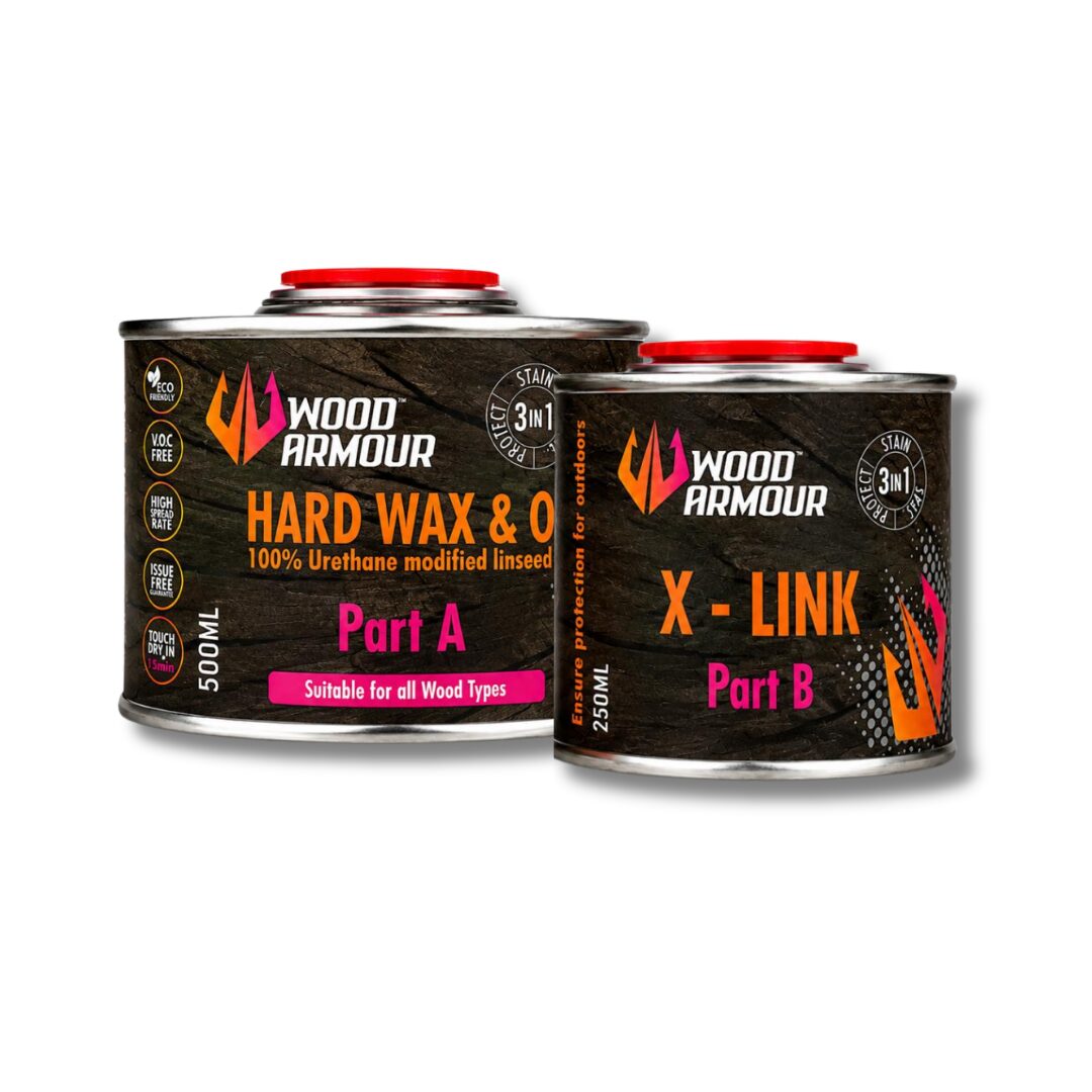 750ML WOOD ARMOUR - HARD WAX & OIL + X-LINK