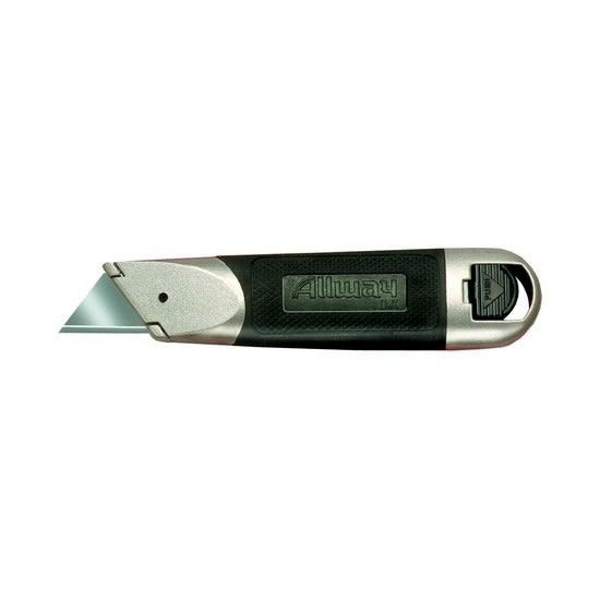 SOFT GRIP FIXED BLADE KNIFE - 3 BLADES