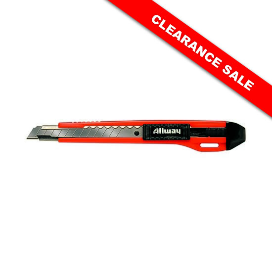 9mm STEEL TRACK SNAP OFF KNIFE - 3 BLADES