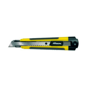SOFT GRIP AUTO-LOAD 18mm SNAP OFF KNIFE - 3 BLADES