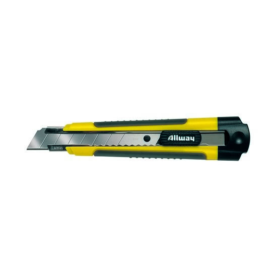 SOFT GRIP AUTO-LOAD 18mm SNAP OFF KNIFE - 3 BLADES