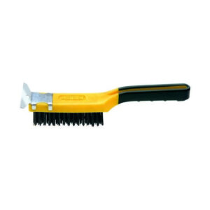 4 X 11 SOFT GRIP STAINLESS-STEEL WIRE BRUSH
